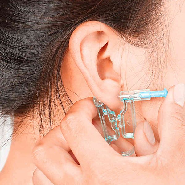 Ferramenta de punção estéril saudável de perfuração de ouvido indolor descartável sem inflamação para anéis