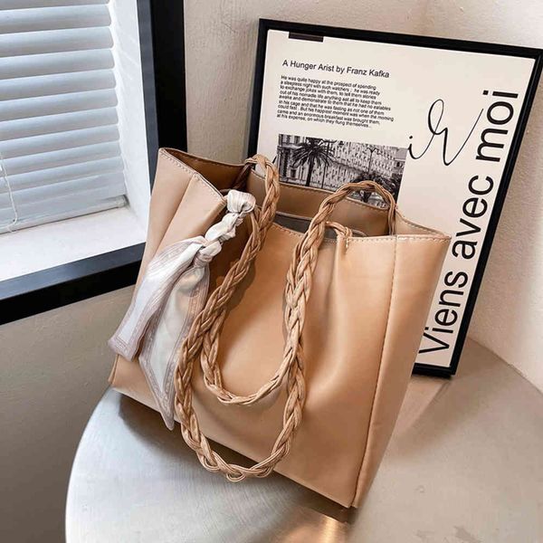 

personalized luxury deign verion single shoulder silk scarf tote female color carry large capacity cla underarm shell women small bag