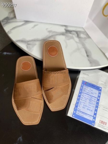 

summer sandals women beach shoes 2021 fashion woman slide sandals ladies flat shoes slip on sandles femme designer chole size34-42 0004, Black