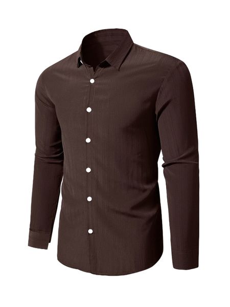 

men striped print shirt 52f4#, White;black