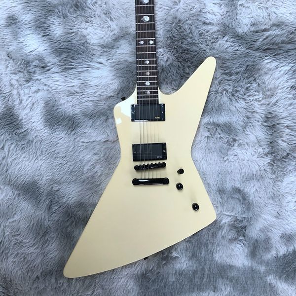 

2022 years popular new arrival electric guitar cream color guitar rose wood fingerboard beautiful