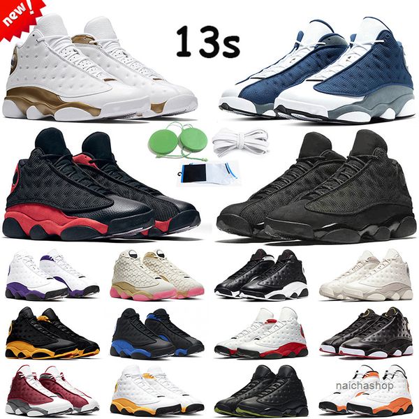 

13s class of 2002 basketball shoes men women jumpman 13 retro black hyper royal french blue love and respect mens trainer sneakers