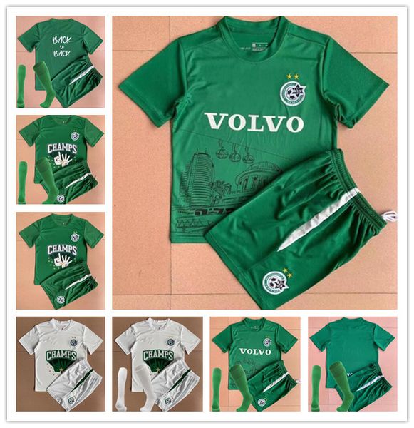 

22 23 maccabi haifa soccer jerseys 2022 2023 special israel atzili#7 haziza#8 g.donyoh #11 t.chery#10 s.menachem#12 j.cohen#44 men kids foot, Black;yellow