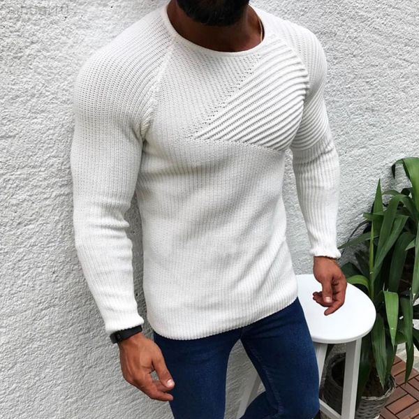 

spring sweater slim men sweater breathable long sleeve large leisure autumn sweater l220801, White;black