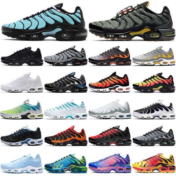 

designer skate shoes r tn plus mens fahsion men women spider web fresh perspective black grey orange green tns womens outdoor sports sneaker