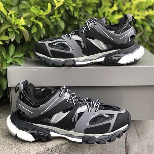 

r men women casual shoes fashion running shoes sports training platform three layers of black and white leather luxury brand nylon printing