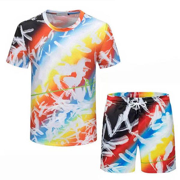 

men's tracksuits clothing 2022 summer ice silk casual short-sleeved trousers suit loose korean two-piece -xxxl, Gray