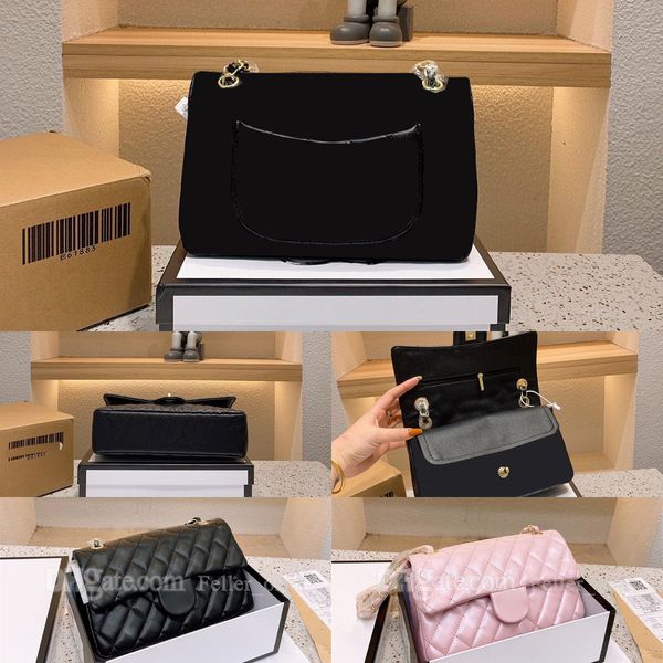 

women designer handbag shoulder chain bag clutch flap totes bags wallet check velour thread pu