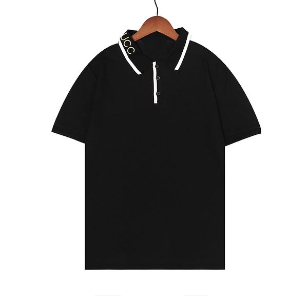 

mens stylist polo shirts luxury italy men clothes short sleeve fashion casual men's summer t shirt many colors are available size m-3xl, White;black