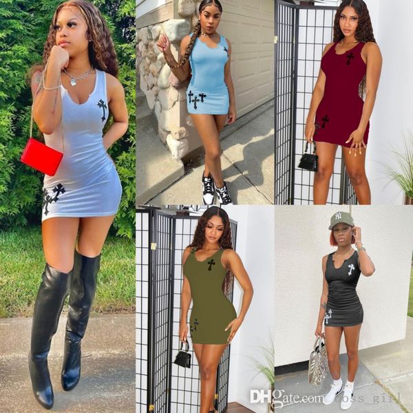 

designer womens rib mini dresses hollow out sleeveless slim dress wrap pit skirt, Black;gray