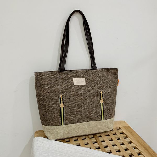 

designer bags grade brand new large capacity simple canvas bag 31.5cm