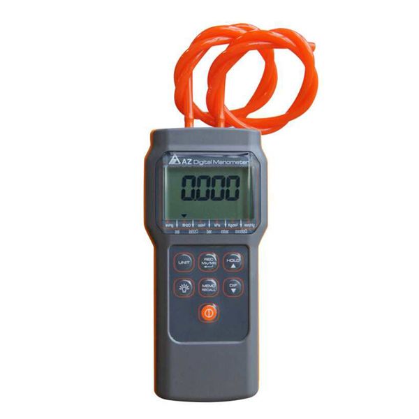 

az82062 6 psi economic digital manometer differential pressure meter 11 units for selection