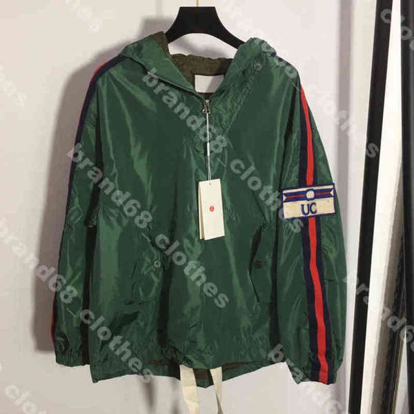 

designer women hooded coat g..cci brand logo stripes hoodie girls clothes long sleeve drawstring jacket quick dry casual female apparel albu, Black;brown