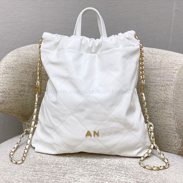 

cc backpack bags new style 22 diamond lattice designer luxurious shoulder bag lady handbag chains leather woman purses wholesale card holder