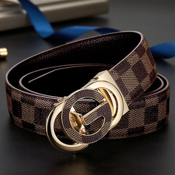 

designer belts men fashion automatic buckle luxury famous brand genuine leather belt male classic waist strap283b, Black;brown