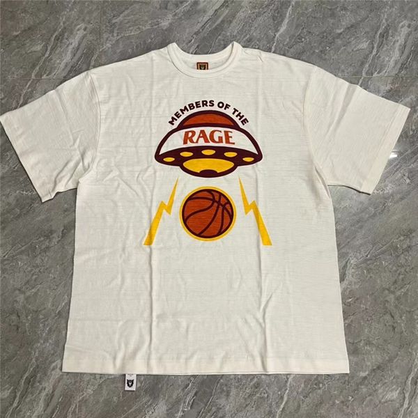 

2022ss t-shirts men women 1 quality basketball printing tees oversized t shirt, Black;brown