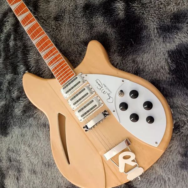 

primary color wood electric guitar 3 pickup r-marks 360//12 low noise real ps water drop holes holiday fift