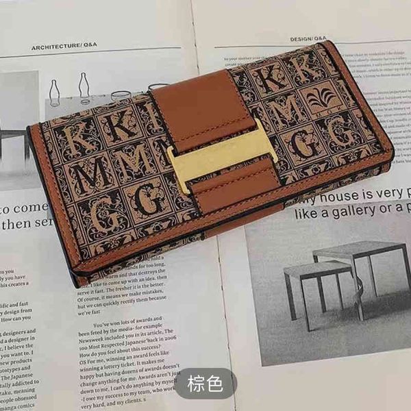 

designer leather card wallet europe america fashion brands women's long fashion printing versatile buckle folding mini wallet personali, Red;black