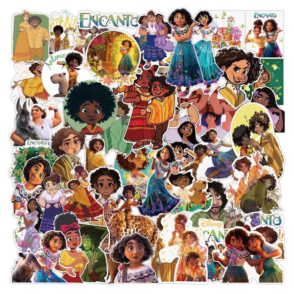 

50pcs enchanted forest animated movie lapstickers pack for diy luggage notebook guitar bike waterproof sticker decals toys