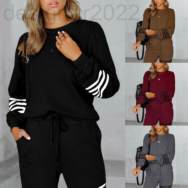 

two piece dress designer spring printed new women's casual suit with long sleeves 2022, White