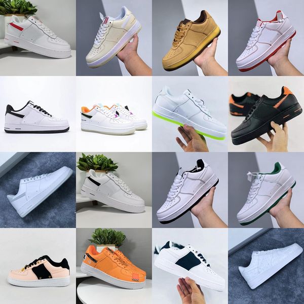 

casual shoes men women sneakers white black casual shoe panda unc womens mens pastel spruce forces 1s trainers eur36-45