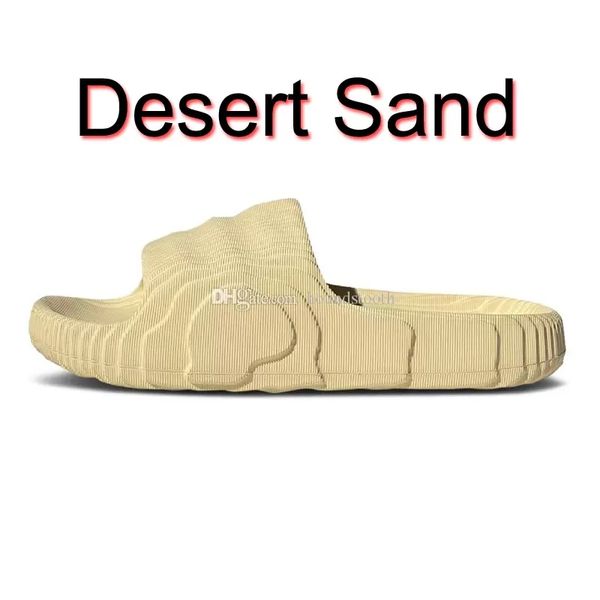 

version adilette 22 slides mens womens slippers black grey magic lime desert sand flip flops platform scuffs sandales men women foam with bo