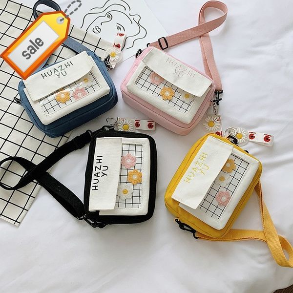 

canvas bag new shoulder small bagwomen's vintage fashion versatile factory outlet