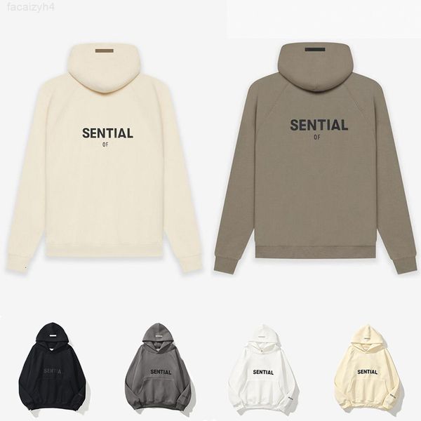 

hoodie 21ss pull-over mens women designers hoodies winter warm man clothing cream black long sleeve pullover clothes 20ss applique