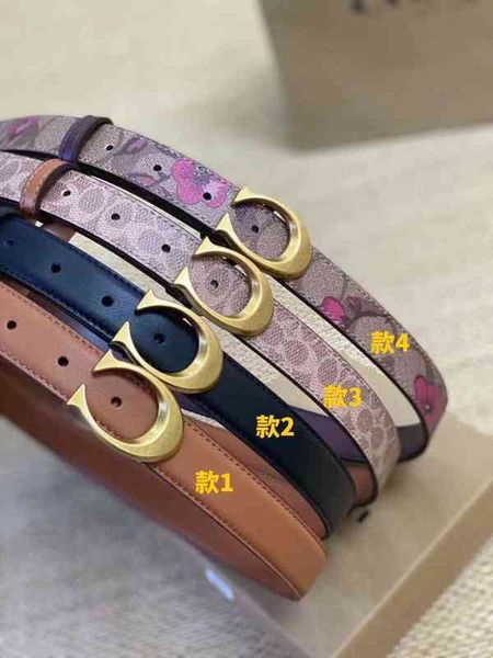 

belts small c women's belt leather narrow fashion casual gift box m4nf, Black;brown