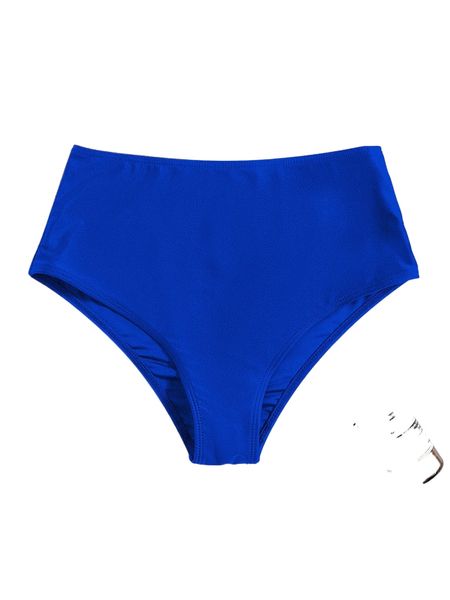 

plain high waisted bikini bottom z27v#, White;black