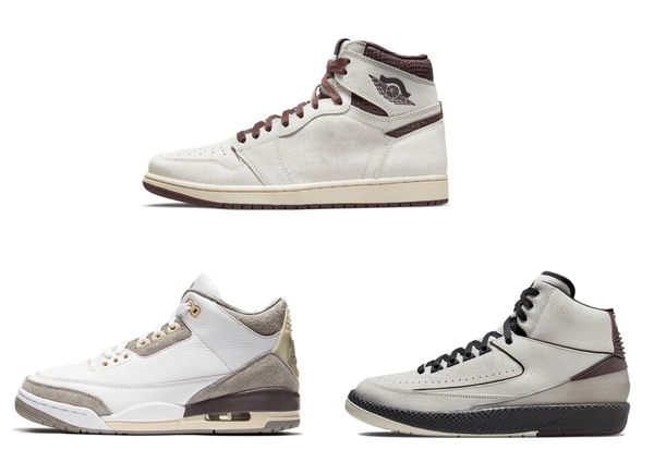 

2022 authentic 1 high og a ma maniere 2 airness shoes 3 3s men women outdoor sports sneakers with original box