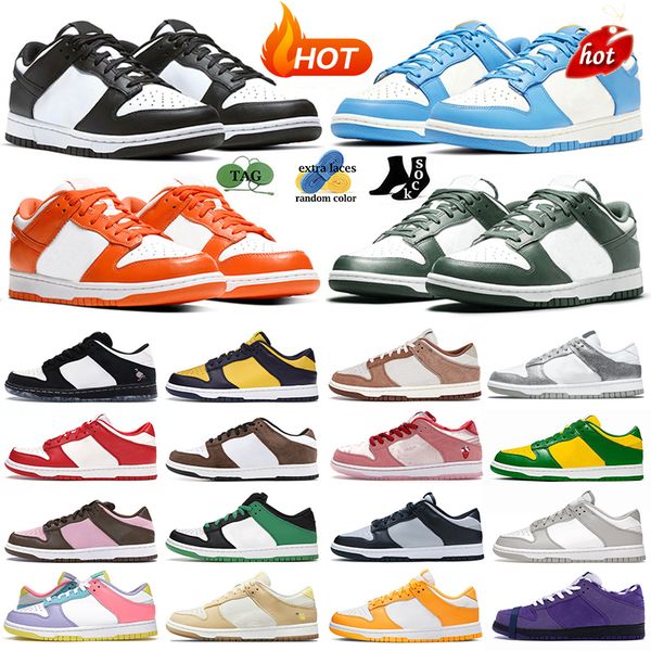 

shoes running for mens womens panda black white university blue coast syracuse men dunked trainers sports sneakers runners size 36-45