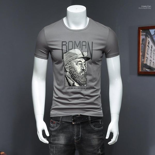 

men's t-shirts hip-hop european and american street style short-sleeved harajuku casual loose trend t-shirt bles22, White;black