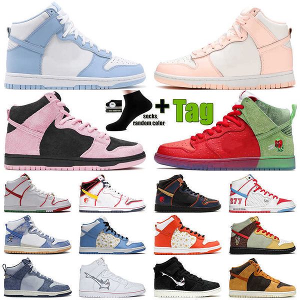 

doraemon high sb mens og aluminum running shoes spartan green spectrum strawberry cough walk the dog dream team gino ianucci women dunksb, Black