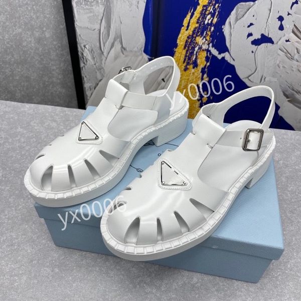 

sandals leather chain sandals women slippers quilted platform summer beach slipper 35-40, Black
