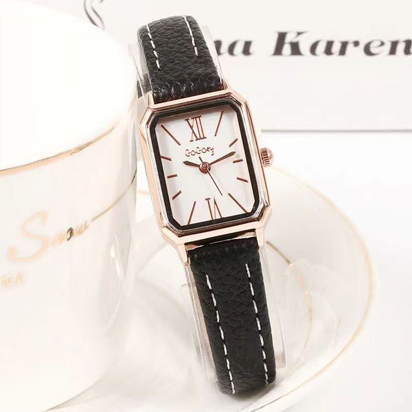 Orologi da donna di lusso Designer semplice scala retrò ragazze quadrate al quarzo orologio da donna 2022 orologio da studente di temperamento di tendenza delle nuove donne gdfg