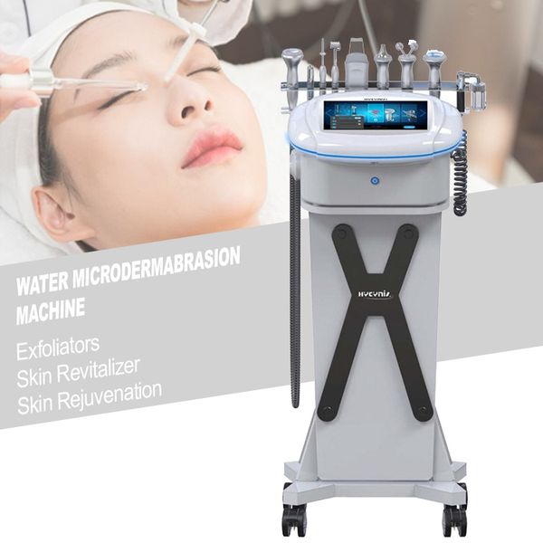 2022 Oxigênio 6 em 1 Portátil Skin Ultrassônico Rejuvenescimento Aqua Peel Hydro Jato Facial Dermobrasão Máquina Facial