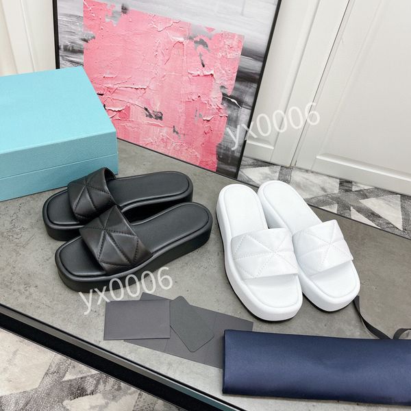 

women rubber high heel slide sandal lady fruit platform slipper summer embossed candy colors outdoor beach flip flops womens designers slide, Black
