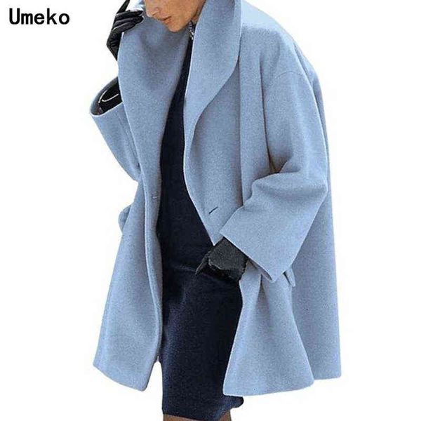 

fashion winter new women's woolen coat short leisure nizi coat multi-color loose comfortable warm drop-shoulder design coat sale t22071, Black