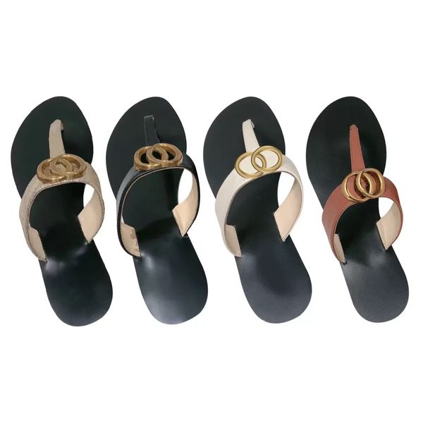 

2021 designer woman slippers men slipper gear bottoms flip flops women luxury sandals fashion causal flip flop size 35-42 with box, Black