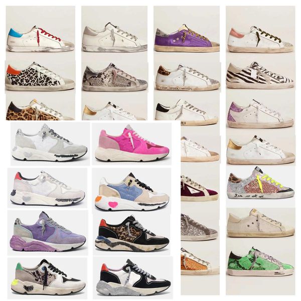 

designer basketball shoes super star italy brand casual shoes luxurys sneakers golden classic do-old dirty shoe white suede glitter slide me