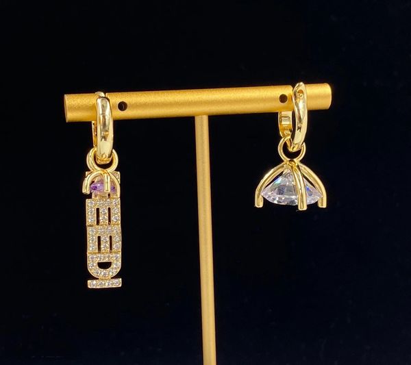 

new arrival luxury earrings gift ladies hook pendant earrings2, Golden;silver