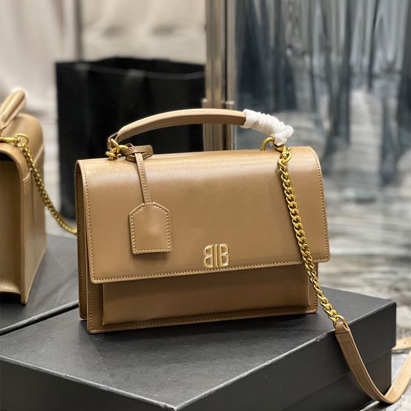 

designer bags fashion genuine sunset handbag single shoulder bag 25cm