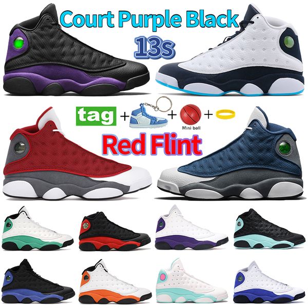 

new red flint 13s 13 mens shoe basketball shoes court purple black hyper royal island lucky green starfish playground men women trainers spo