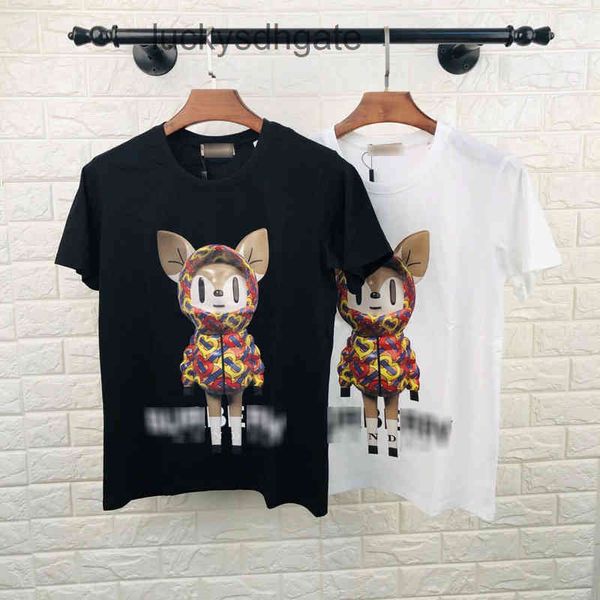

designer t shirt and polo shirt 2022 new burb white cotton couple short sleeve t-shirt women's fashion summer udue, White;black