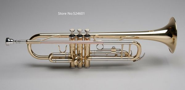 

brand new bb trumpet brass lacquer plated professional musical instrument with mouthpiece