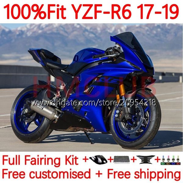 Carenature per stampi ad iniezione per YAMAHA YZF-R6 YZF600 YZF R6 R 6 600 CC 17-22 Carrozzeria 28No.6 YZFR6 17 18 19 20 21 22 YZF-600 2017 2018 2019 2020 2021 2022 OEM Body facctory blu