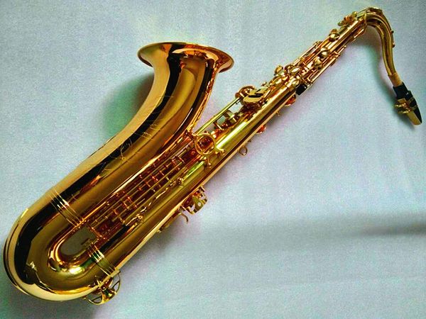 

jupiter jts-1100sg brass bb tenor saxophone gold lacquer musical instrument brand sax with accessories