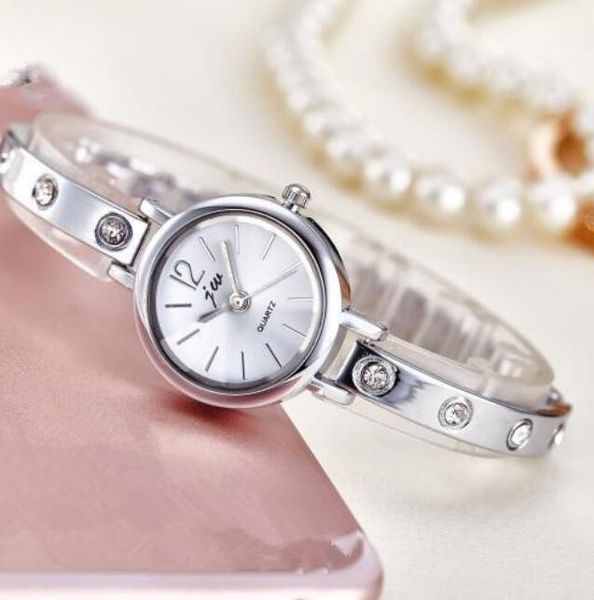 

diamond women watches gold watch ladies wristwatches luxury crystal women's bracelet watches female, Slivery;golden