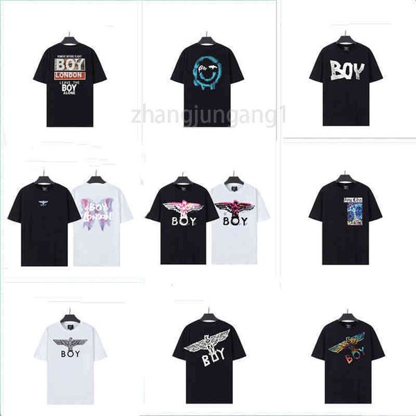

2022 new european designer fashion boys classic mens and womens eagle brand gilded bronzing wings round neck t shirt summer high street, White;black